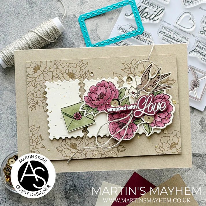 Alex Syberia Designs Love Tickets Stamp Set - CraftSource Market: Craft Supplies & Kits Papercraft > Stamps > Photopolymer Stamps