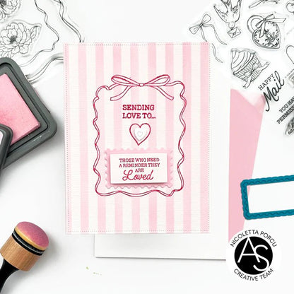 Alex Syberia Designs Love Tickets Stamp Set - CraftSource Market: Craft Supplies & Kits Papercraft > Stamps > Photopolymer Stamps