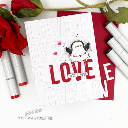Alex Syberia Designs Love & XOXO Die Set - CraftSource Market: Craft Supplies & Kits Papercraft > Dies > Metal Cutting Dies