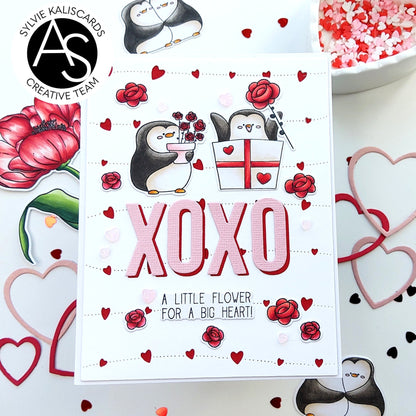 Alex Syberia Designs Love & XOXO Die Set - CraftSource Market: Craft Supplies & Kits Papercraft > Dies > Metal Cutting Dies