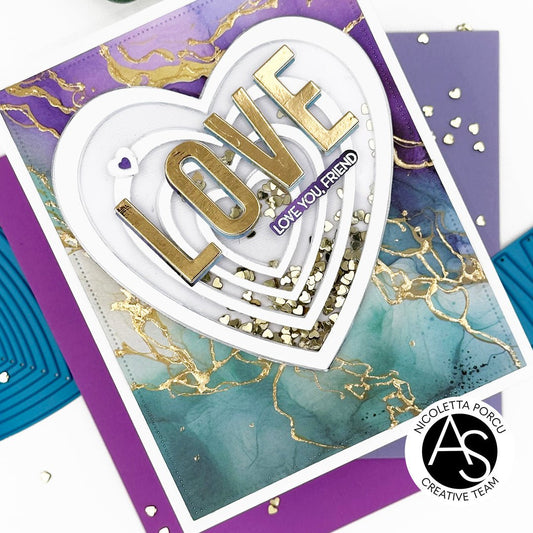 Alex Syberia Designs Love & XOXO Die Set - CraftSource Market: Craft Supplies & Kits Papercraft > Dies > Metal Cutting Dies