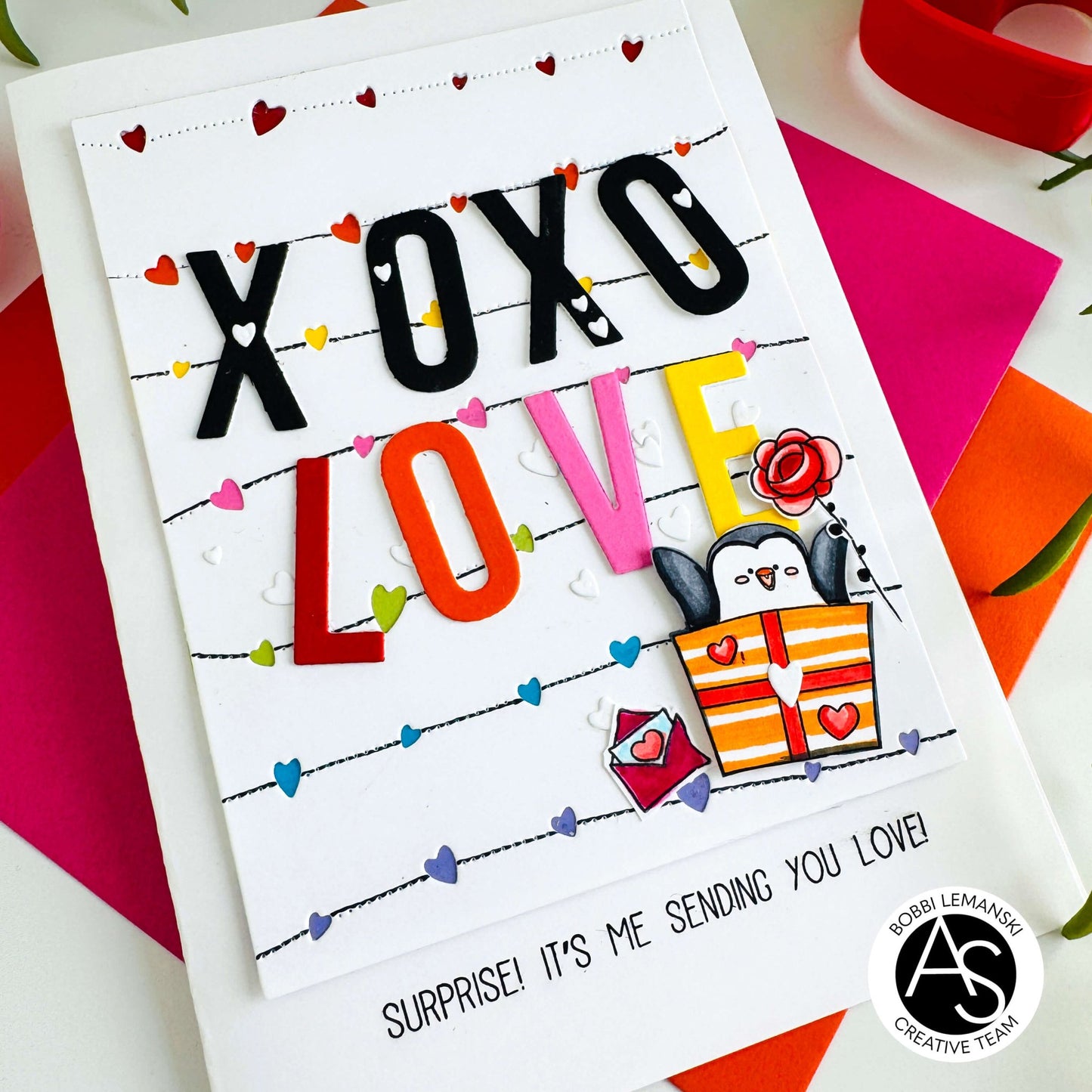 Alex Syberia Designs Love & XOXO Die Set - CraftSource Market: Craft Supplies & Kits Papercraft > Dies > Metal Cutting Dies