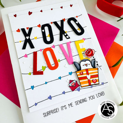 Alex Syberia Designs Love & XOXO Die Set - CraftSource Market: Craft Supplies & Kits Papercraft > Dies > Metal Cutting Dies