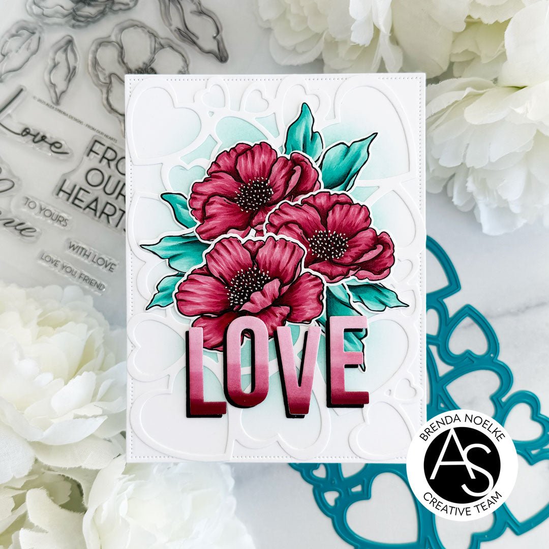 Alex Syberia Designs Love & XOXO Die Set - CraftSource Market: Craft Supplies & Kits Papercraft > Dies > Metal Cutting Dies