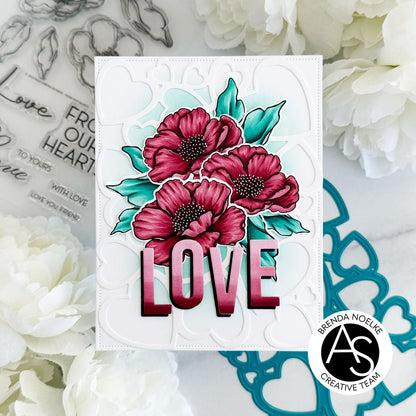 Alex Syberia Designs Love & XOXO Die Set - CraftSource Market: Craft Supplies & Kits Papercraft > Dies > Metal Cutting Dies