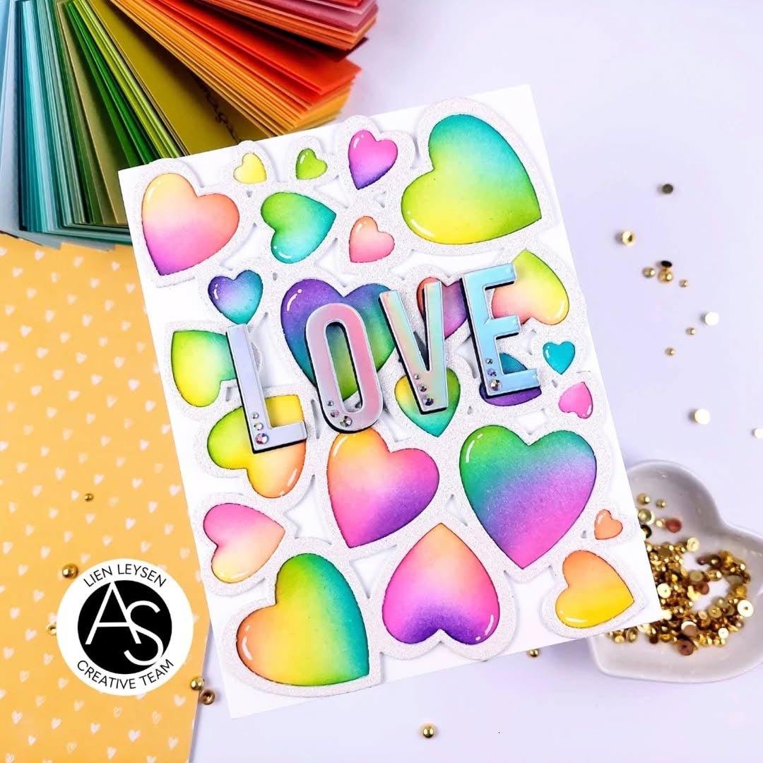 Alex Syberia Designs Love & XOXO Die Set - CraftSource Market: Craft Supplies & Kits Papercraft > Dies > Metal Cutting Dies