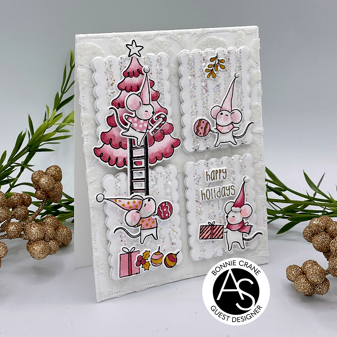 Alex Syberia Designs Merry Christmice Die Set - CraftSource Market: Craft Supplies & Kits Papercraft > Dies > Metal Cutting Dies