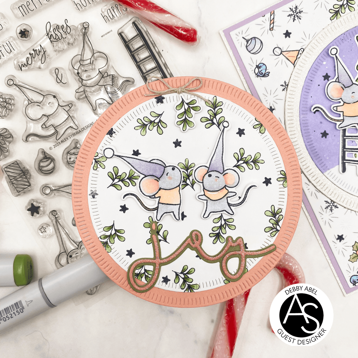 Alex Syberia Designs Merry Christmice Die Set - CraftSource Market: Craft Supplies & Kits Papercraft > Dies > Metal Cutting Dies