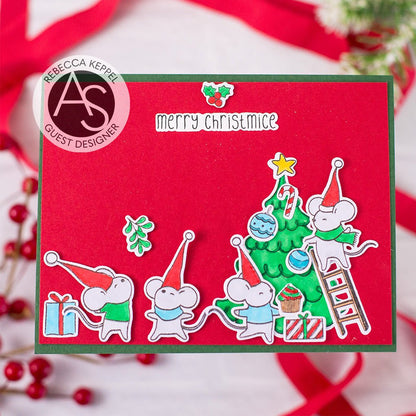 Alex Syberia Designs Merry Christmice Die Set - CraftSource Market: Craft Supplies & Kits Papercraft > Dies > Metal Cutting Dies