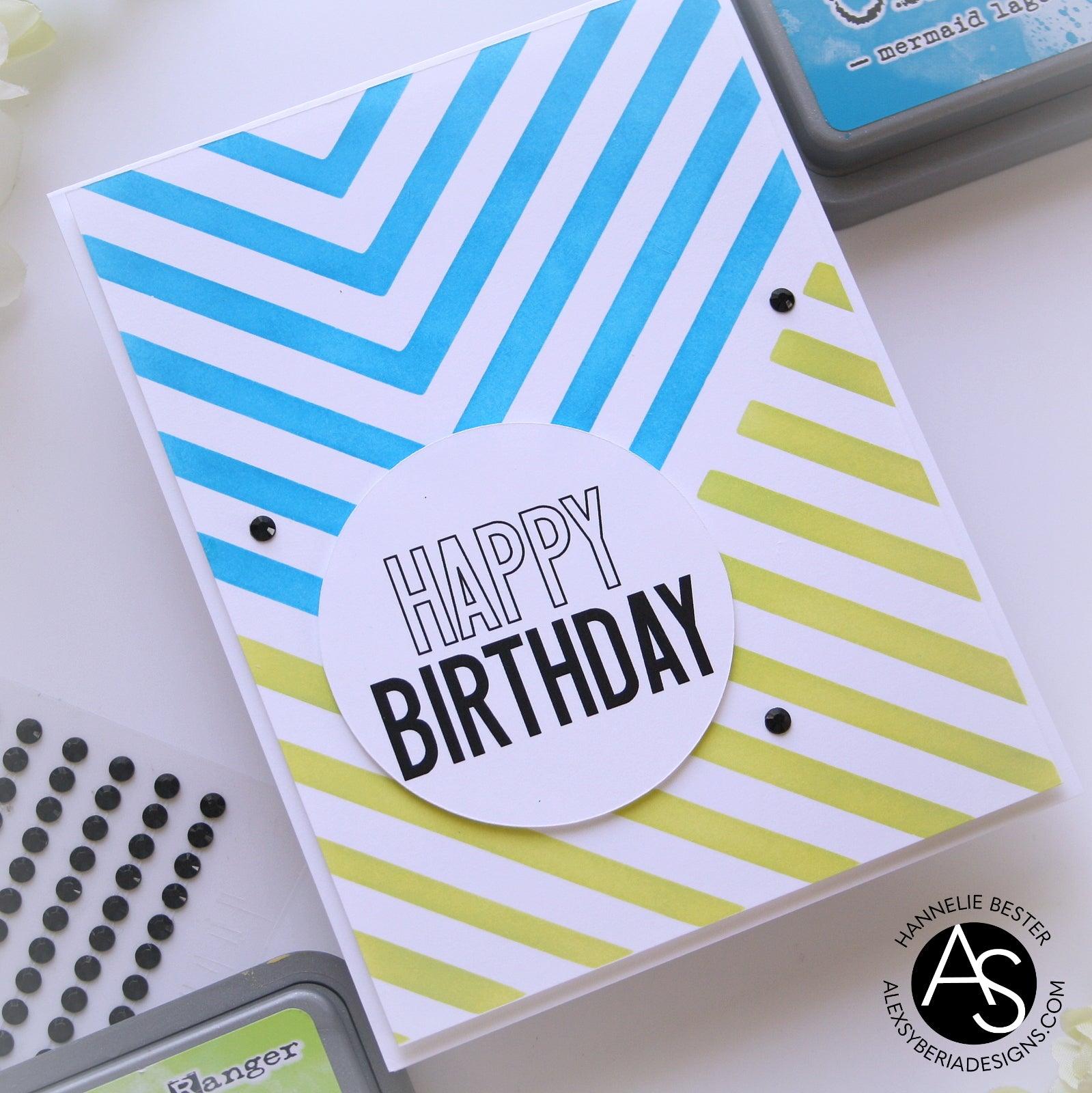 Alex Syberia Designs Modern Stripes Stencil - CraftSource Market: Craft Supplies & Kits Papercraft > Stencils