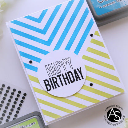 Alex Syberia Designs Modern Stripes Stencil - CraftSource Market: Craft Supplies & Kits Papercraft > Stencils