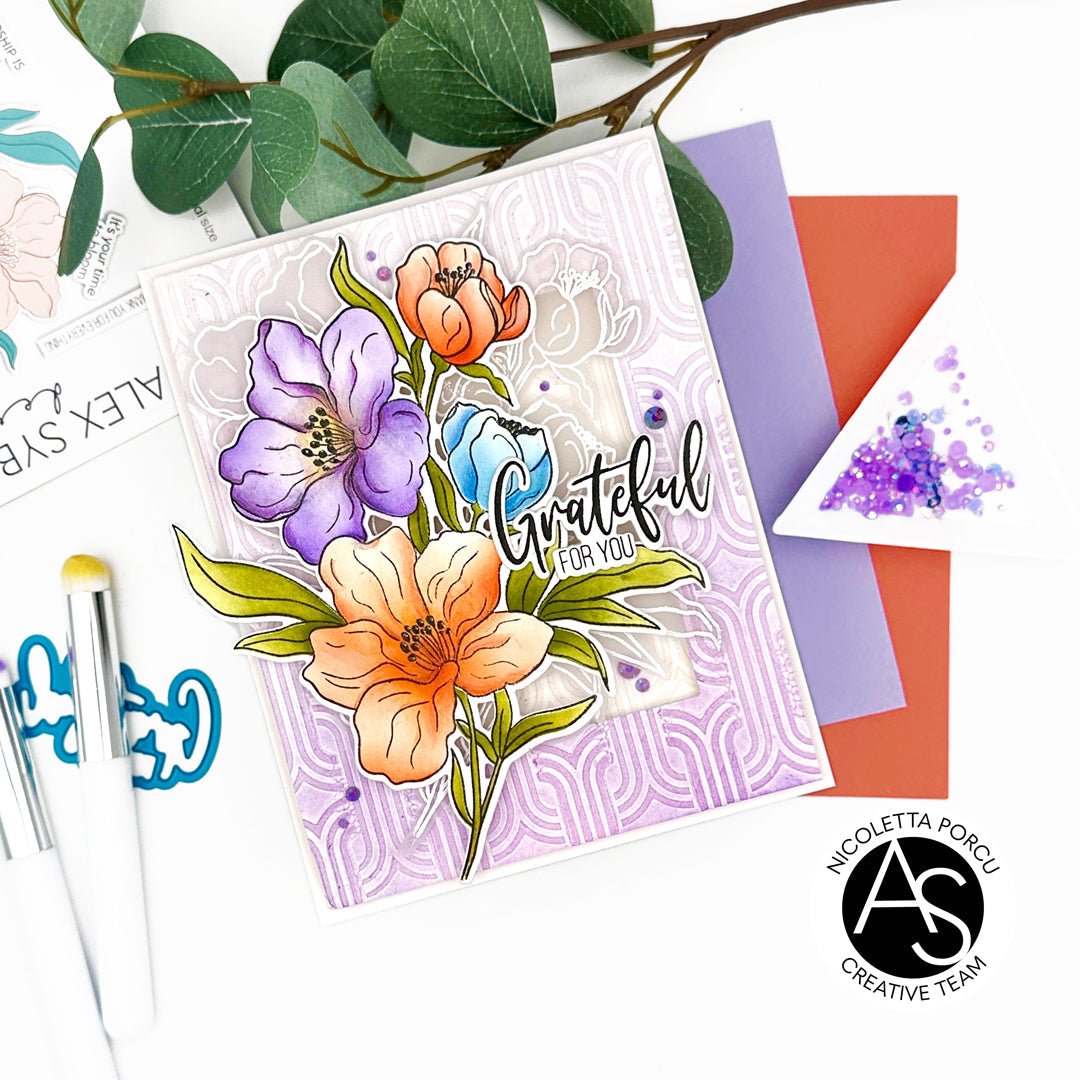 Alex Syberia Designs Modern Weave Layering Stencil - CraftSource Market: Craft Supplies & Kits Papercraft > Stencils