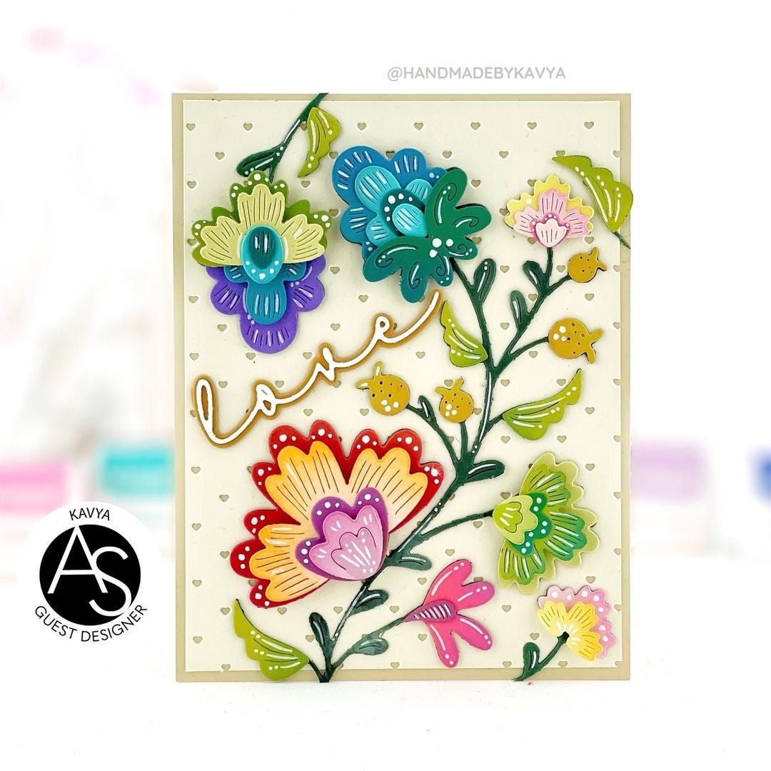 Alex Syberia Designs Mysterious Petals Die Set - CraftSource Market: Craft Supplies & Kits Papercraft > Dies > Metal Cutting Dies