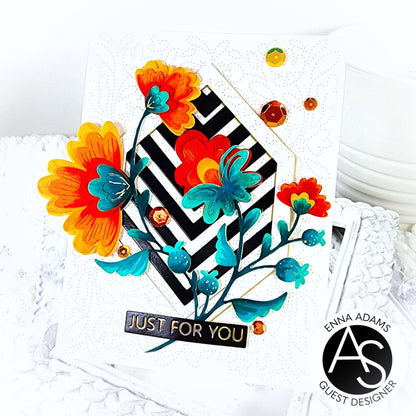 Alex Syberia Designs Mysterious Petals Die Set - CraftSource Market: Craft Supplies & Kits Papercraft > Dies > Metal Cutting Dies