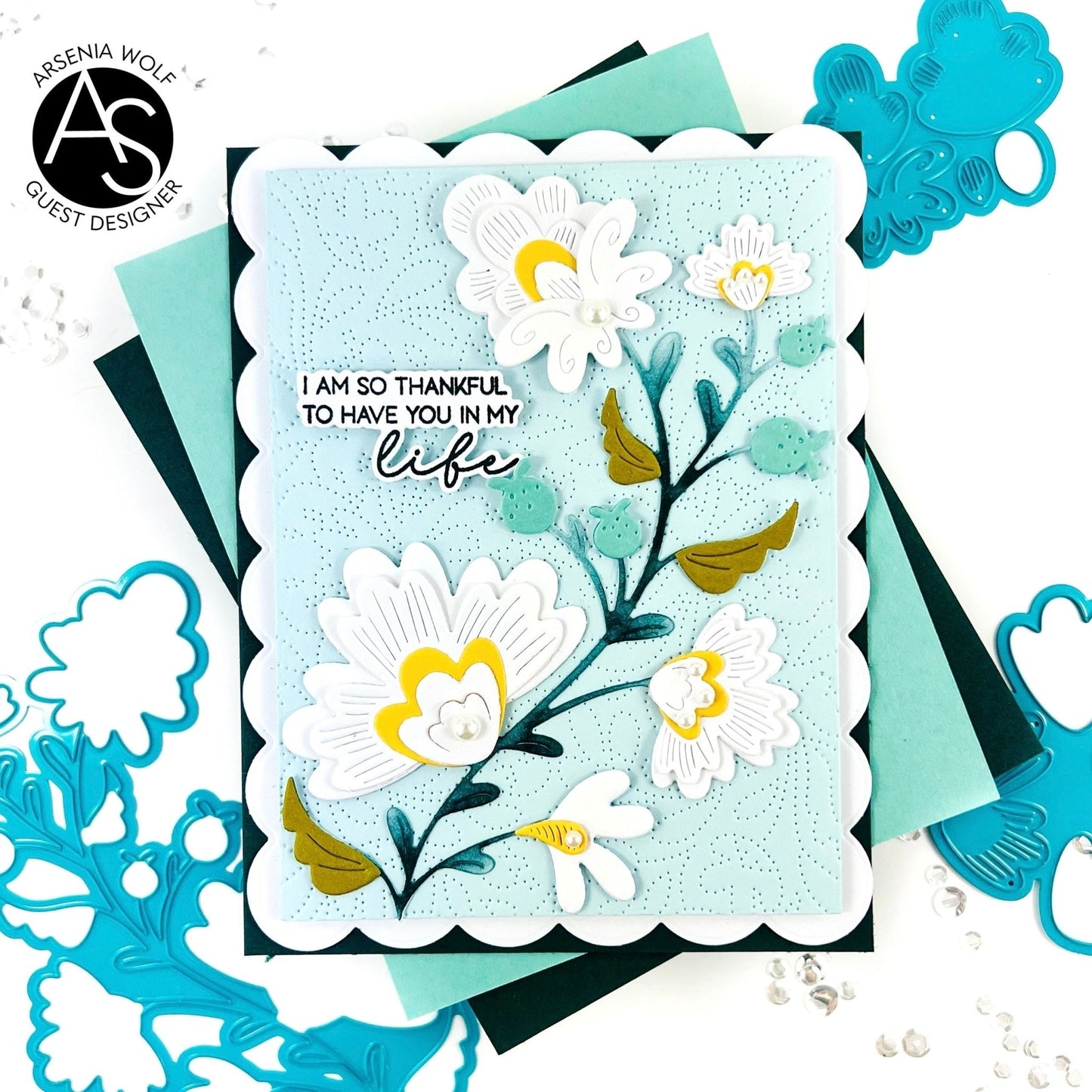 Alex Syberia Designs Nested Scalloped Frames Die Set - CraftSource Market: Craft Supplies & Kits Papercraft > Dies > Metal Cutting Dies