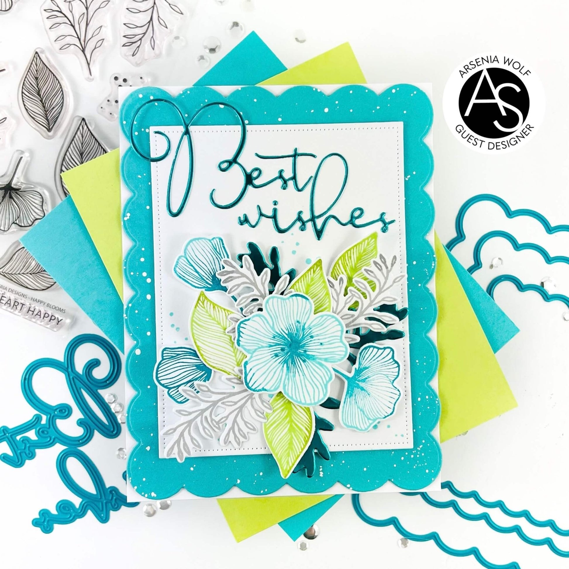 Alex Syberia Designs Nested Scalloped Frames Die Set - CraftSource Market: Craft Supplies & Kits Papercraft > Dies > Metal Cutting Dies