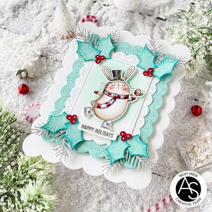 Alex Syberia Designs Nested Scalloped Frames Die Set - CraftSource Market: Craft Supplies & Kits Papercraft > Dies > Metal Cutting Dies
