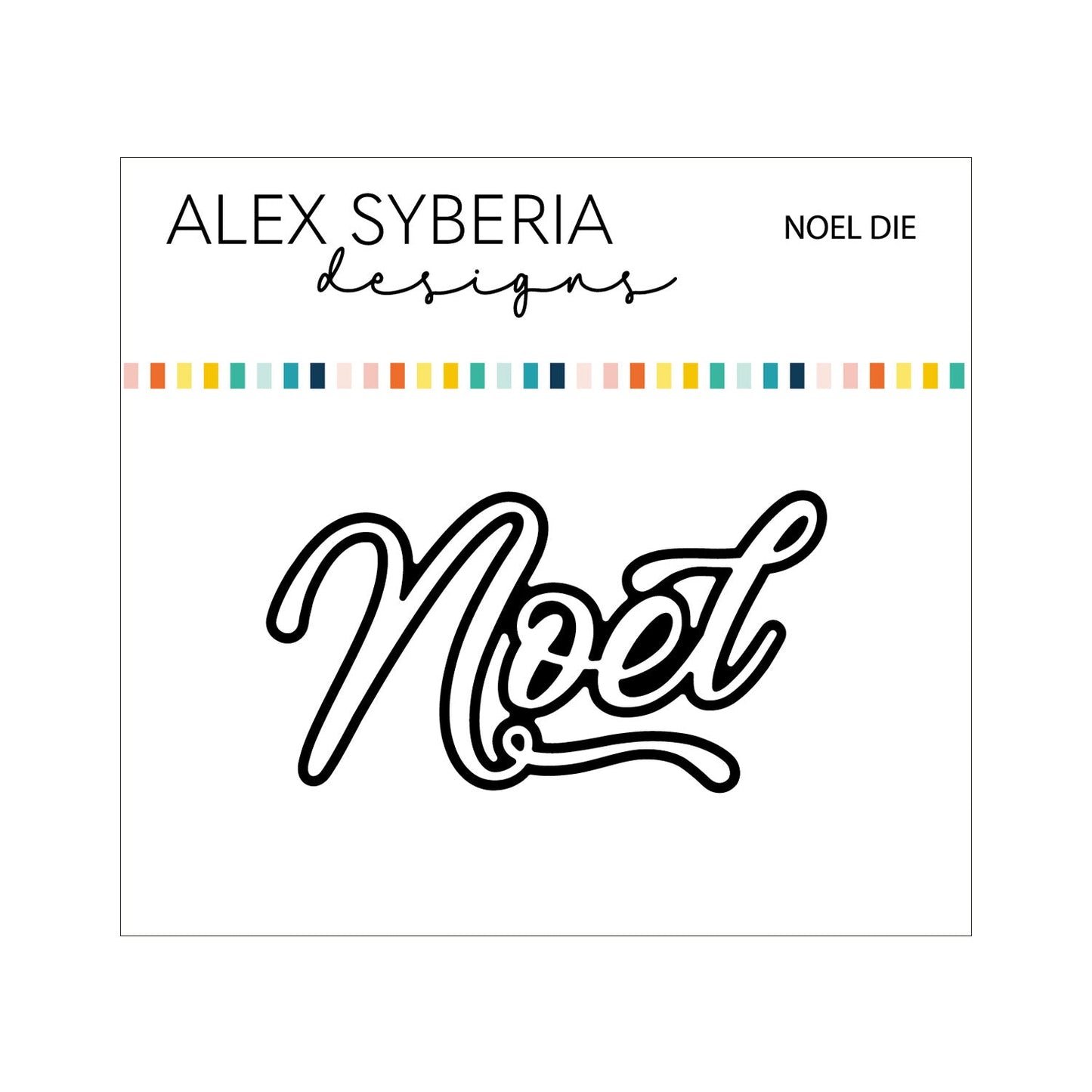 Alex Syberia Designs Noel Die - CraftSource Market: Craft Supplies & Kits Papercraft > Dies > Metal Cutting Dies