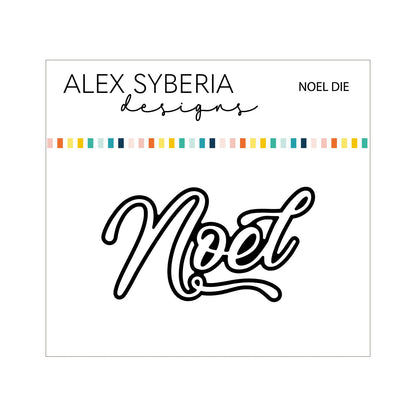 Alex Syberia Designs Noel Die - CraftSource Market: Craft Supplies & Kits Papercraft > Dies > Metal Cutting Dies