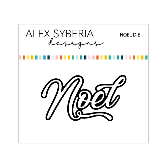 Alex Syberia Designs Noel Die - CraftSource Market: Craft Supplies & Kits Papercraft > Dies > Metal Cutting Dies