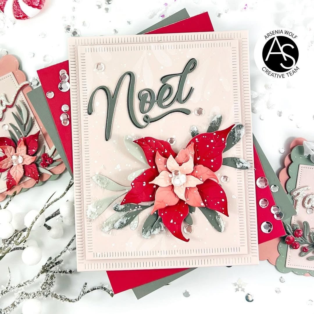 Alex Syberia Designs Noel Die - CraftSource Market: Craft Supplies & Kits Papercraft > Dies > Metal Cutting Dies