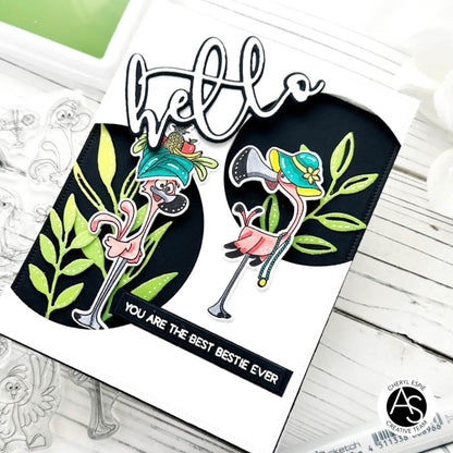 Alex Syberia Designs Paradise Birds Die Set - CraftSource Market: Craft Supplies & Kits Papercraft > Dies > Metal Cutting Dies