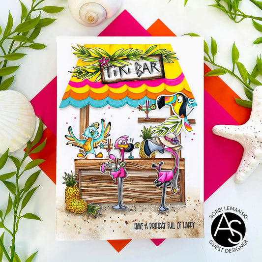 Alex Syberia Designs Paradise Birds Die Set - CraftSource Market: Craft Supplies & Kits Papercraft > Dies > Metal Cutting Dies