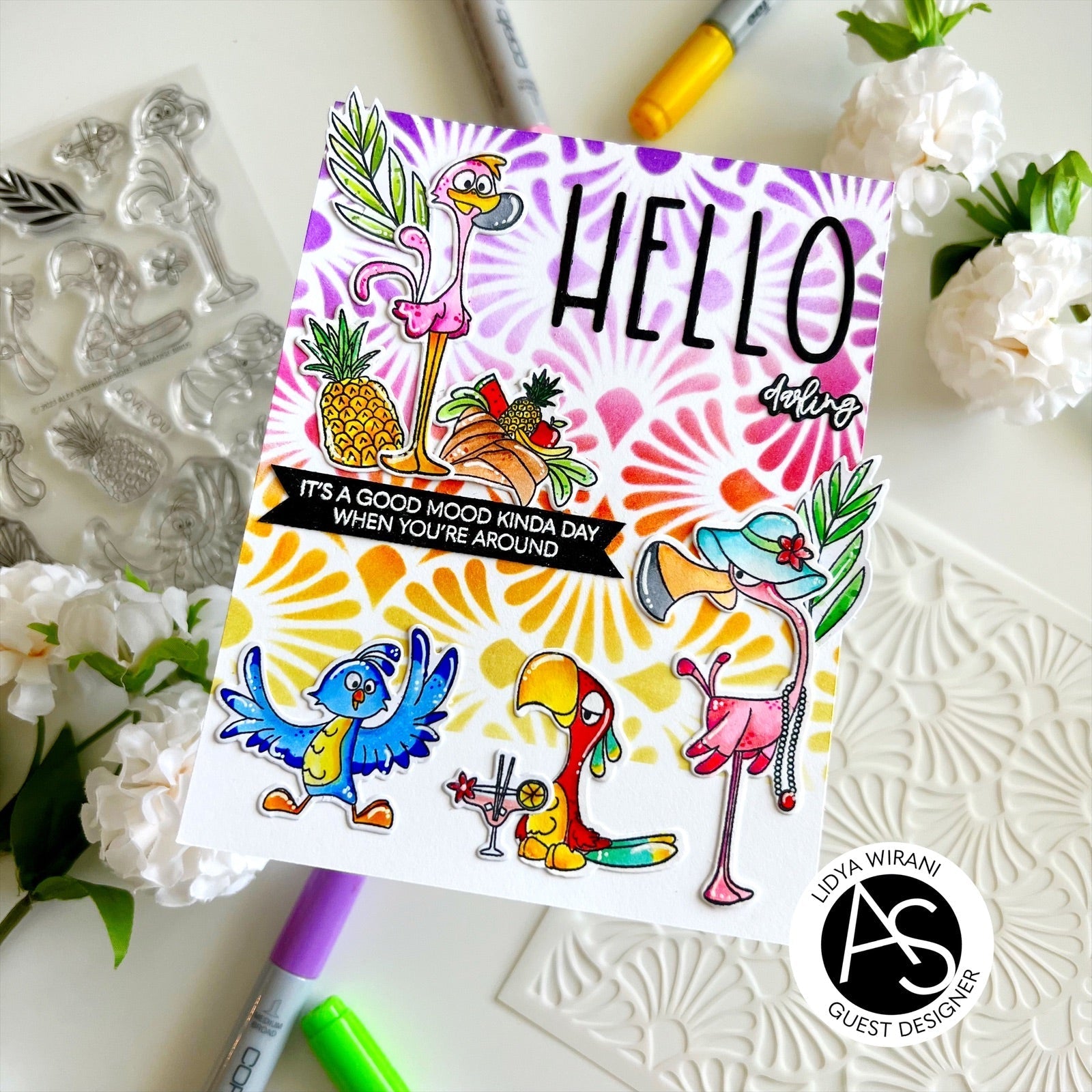 Alex Syberia Designs Paradise Birds Die Set - CraftSource Market: Craft Supplies & Kits Papercraft > Dies > Metal Cutting Dies