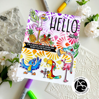 Alex Syberia Designs Paradise Birds Die Set - CraftSource Market: Craft Supplies & Kits Papercraft > Dies > Metal Cutting Dies