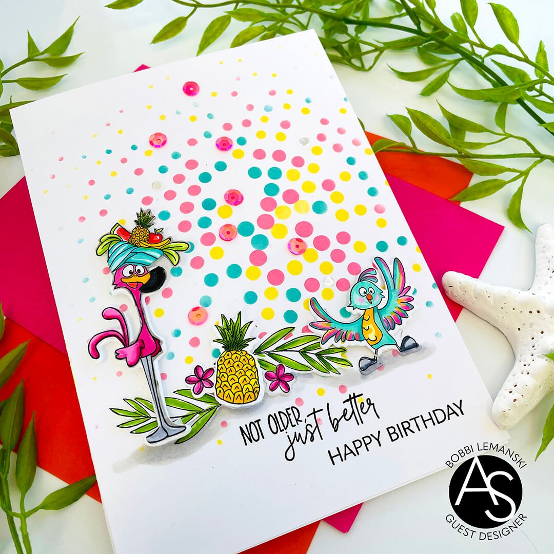 Alex Syberia Designs Paradise Birds Stamp Set - CraftSource Market: Craft Supplies & Kits Papercraft > Stamps > Photopolymer Stamps