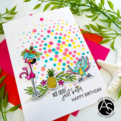 Alex Syberia Designs Paradise Birds Stamp Set - CraftSource Market: Craft Supplies & Kits Papercraft > Stamps > Photopolymer Stamps