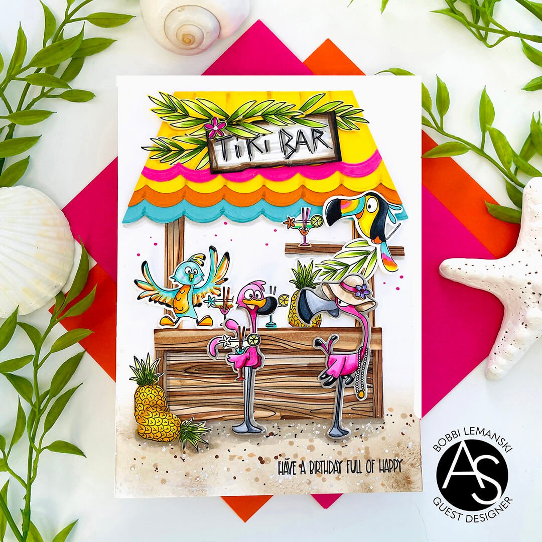 Alex Syberia Designs Paradise Birds Stamp Set - CraftSource Market: Craft Supplies & Kits Papercraft > Stamps > Photopolymer Stamps