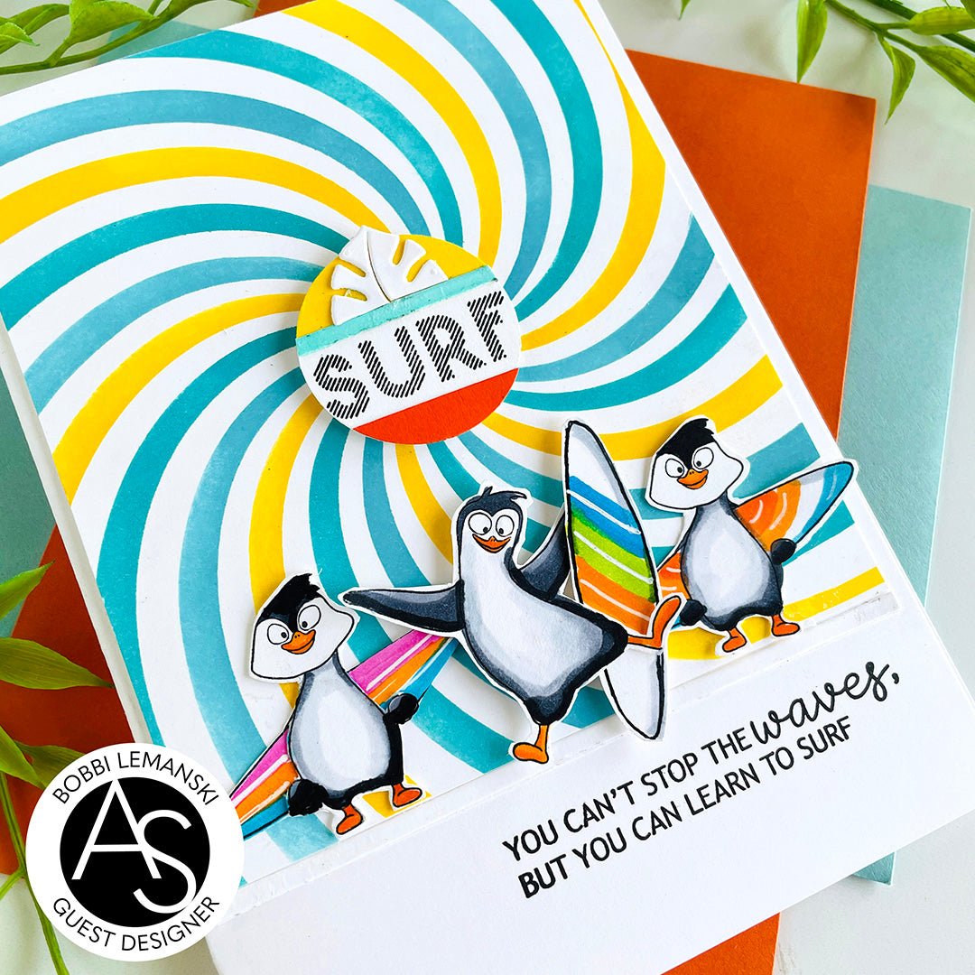 Alex Syberia Designs Pengu - tastic Holiday Stamp Set - CraftSource Market: Craft Supplies & Kits Papercraft > Stamps > Photopolymer Stamps