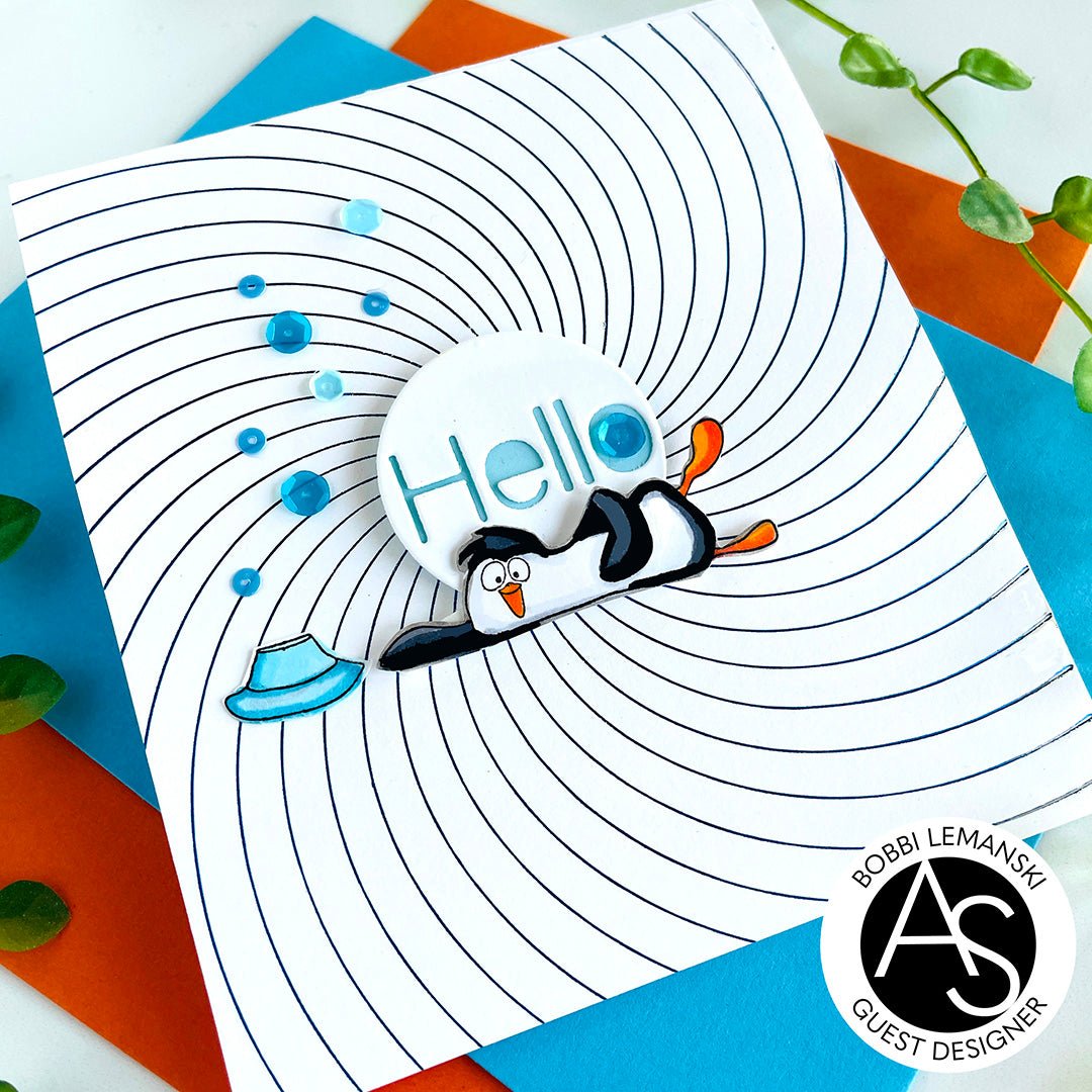 Alex Syberia Designs Pengu - tastic Holiday Stamp Set - CraftSource Market: Craft Supplies & Kits Papercraft > Stamps > Photopolymer Stamps