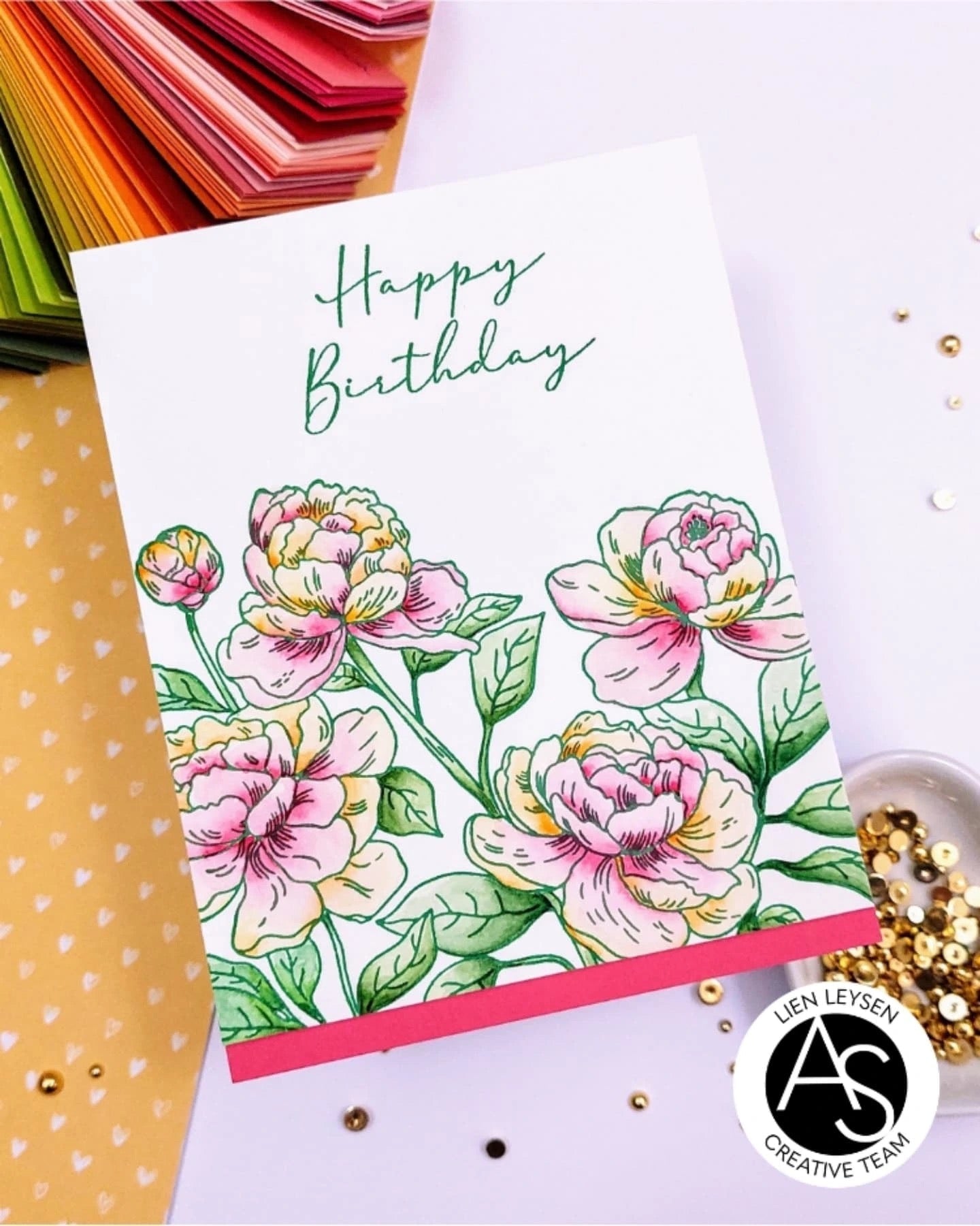 Alex Syberia Designs Peony Blossoms Press Plate Set - CraftSource Market: Craft Supplies & Kits Betterpress