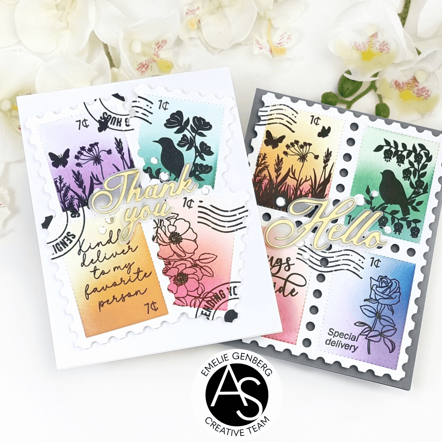 Alex Syberia Designs Postage Stamps Cover Die - CraftSource Market: Craft Supplies & Kits Papercraft > Dies > Metal Cutting Dies