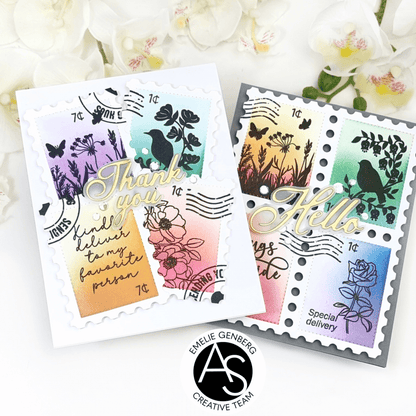 Alex Syberia Designs Postage Stamps Cover Die - CraftSource Market: Craft Supplies & Kits Papercraft > Dies > Metal Cutting Dies