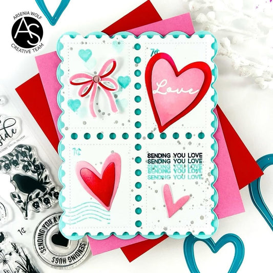 Alex Syberia Designs Postage Stamps Cover Die - CraftSource Market: Craft Supplies & Kits Papercraft > Dies > Metal Cutting Dies