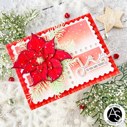 Alex Syberia Designs Postage Stamps Stencil - CraftSource Market: Craft Supplies & Kits Papercraft > Stencils