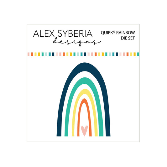 Alex Syberia Designs Quirky Rainbow Die Set - CraftSource Market: Craft Supplies & Kits Papercraft > Dies > Metal Cutting Dies