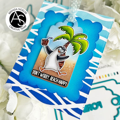 Alex Syberia Designs Seaside Swirls Stencil - CraftSource Market: Craft Supplies & Kits Papercraft > Stencils