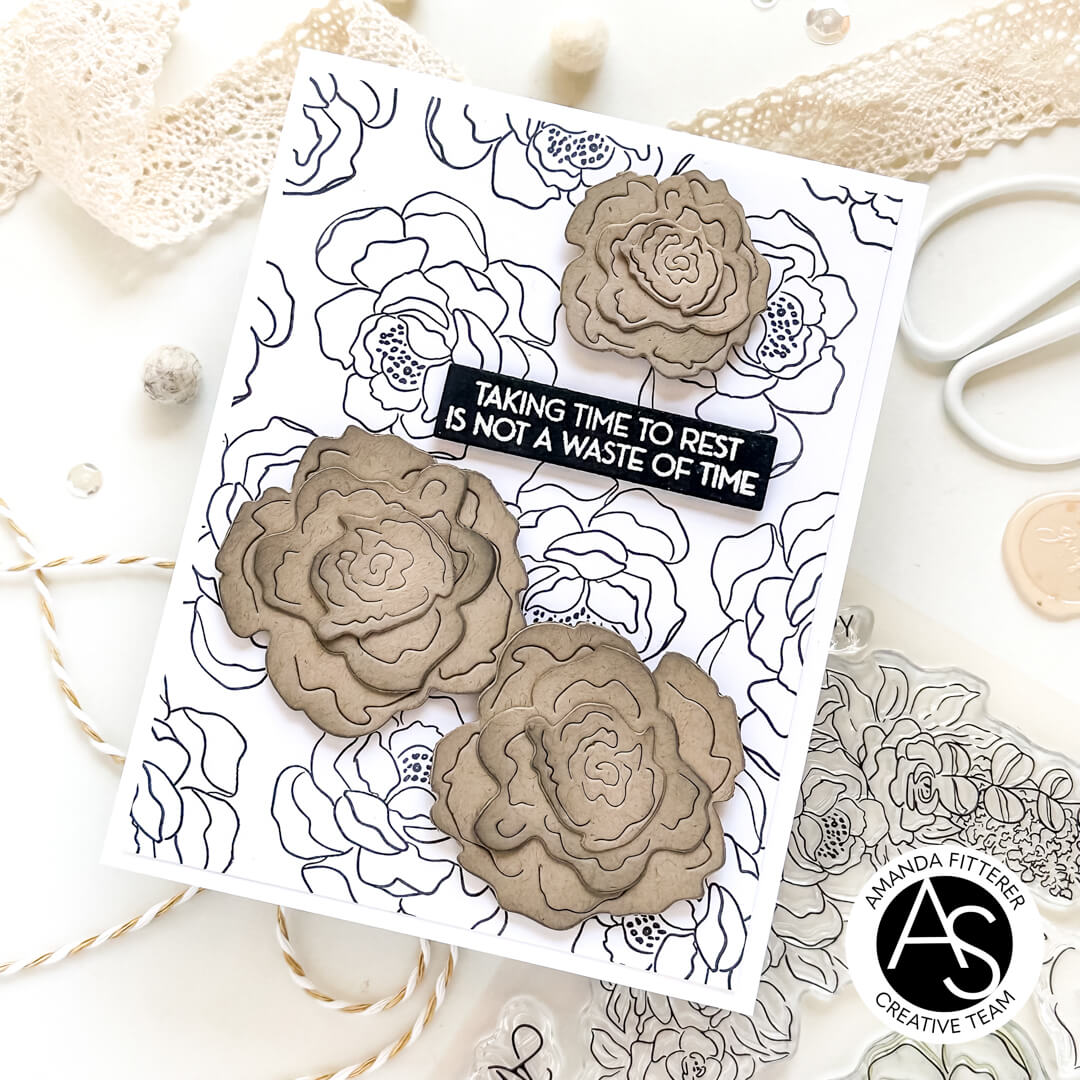 Alex Syberia Designs Self - Care Sentiments Die Set - CraftSource Market: Craft Supplies & Kits Papercraft > Dies > Metal Cutting Dies