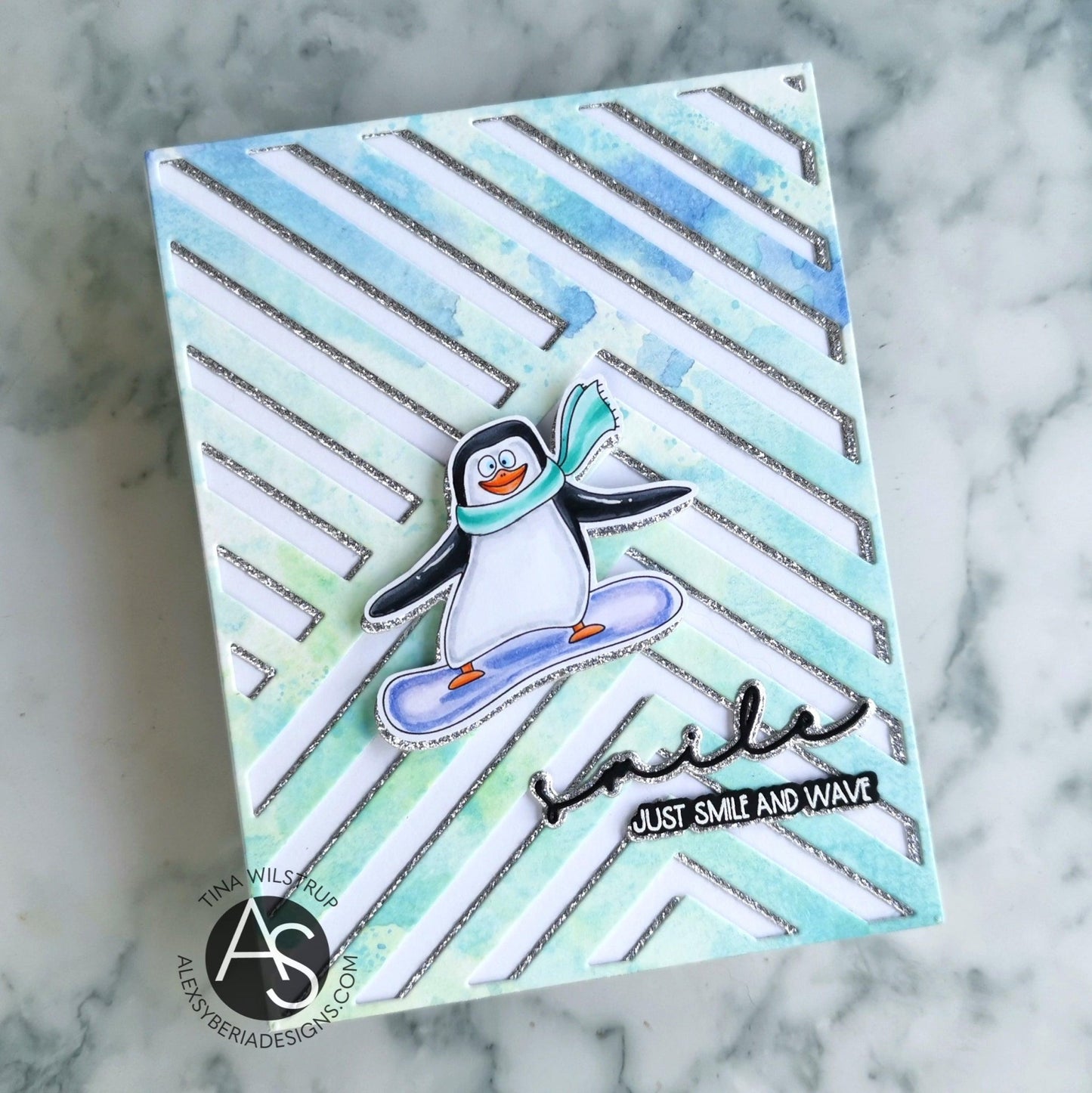 Alex Syberia Designs Smile and Wave Die Set - CraftSource Market: Craft Supplies & Kits Papercraft > Dies > Metal Cutting Dies