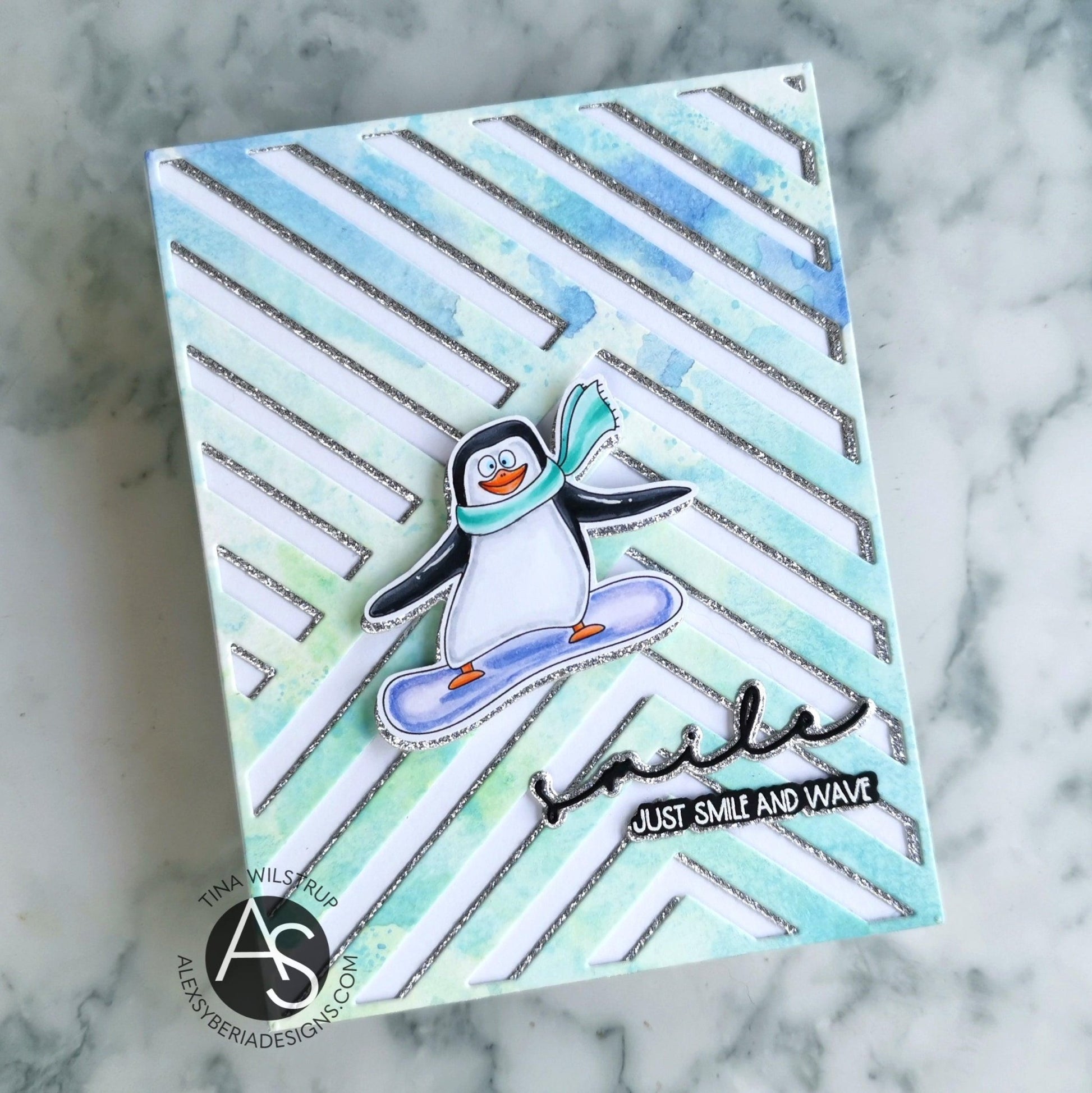 Alex Syberia Designs Smile and Wave Die Set - CraftSource Market: Craft Supplies & Kits Papercraft > Dies > Metal Cutting Dies