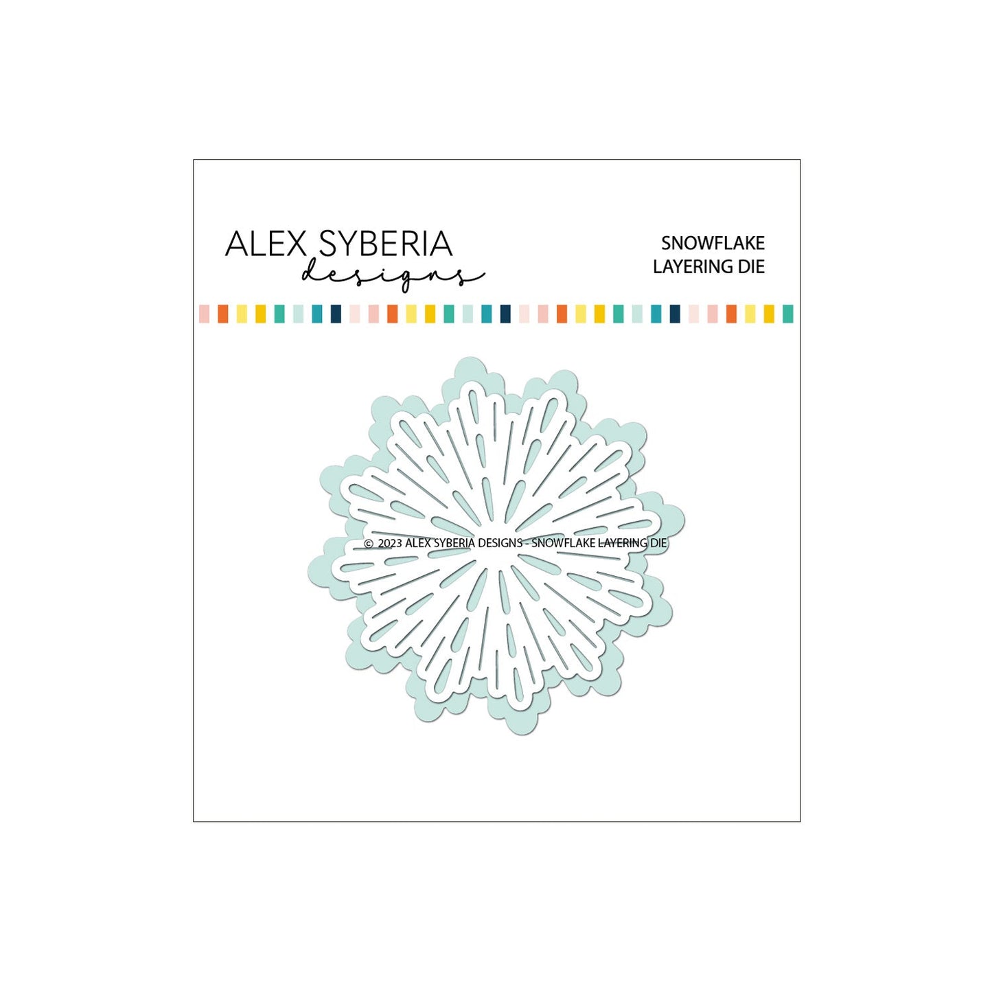 Alex Syberia Designs Snowflake Layering Die - CraftSource Market: Craft Supplies & Kits Papercraft > Dies > Metal Cutting Dies