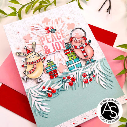 Alex Syberia Designs Sparkly Flakes Cover Die - CraftSource Market: Craft Supplies & Kits Papercraft > Dies > Metal Cutting Dies