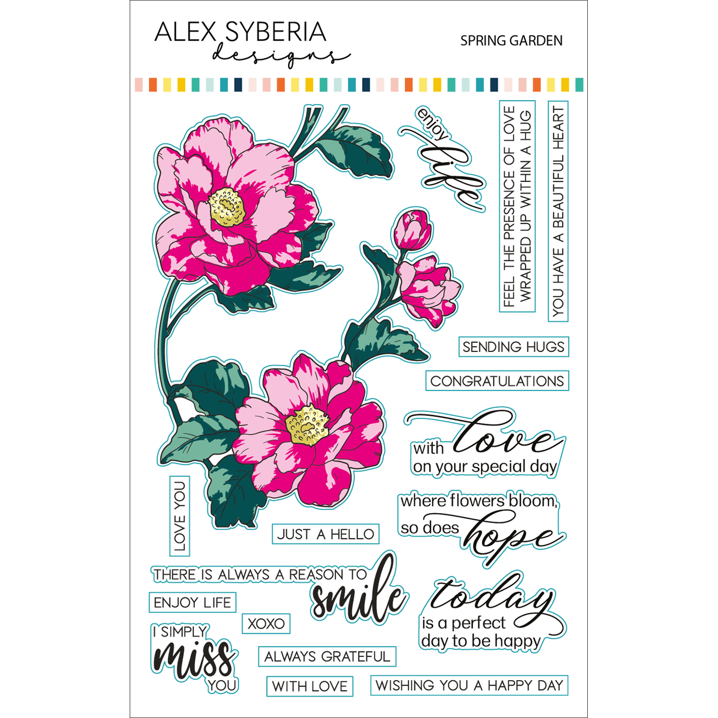 Alex Syberia Designs Spring Garden Die Set - CraftSource Market: Craft Supplies & Kits Papercraft > Dies > Metal Cutting Dies