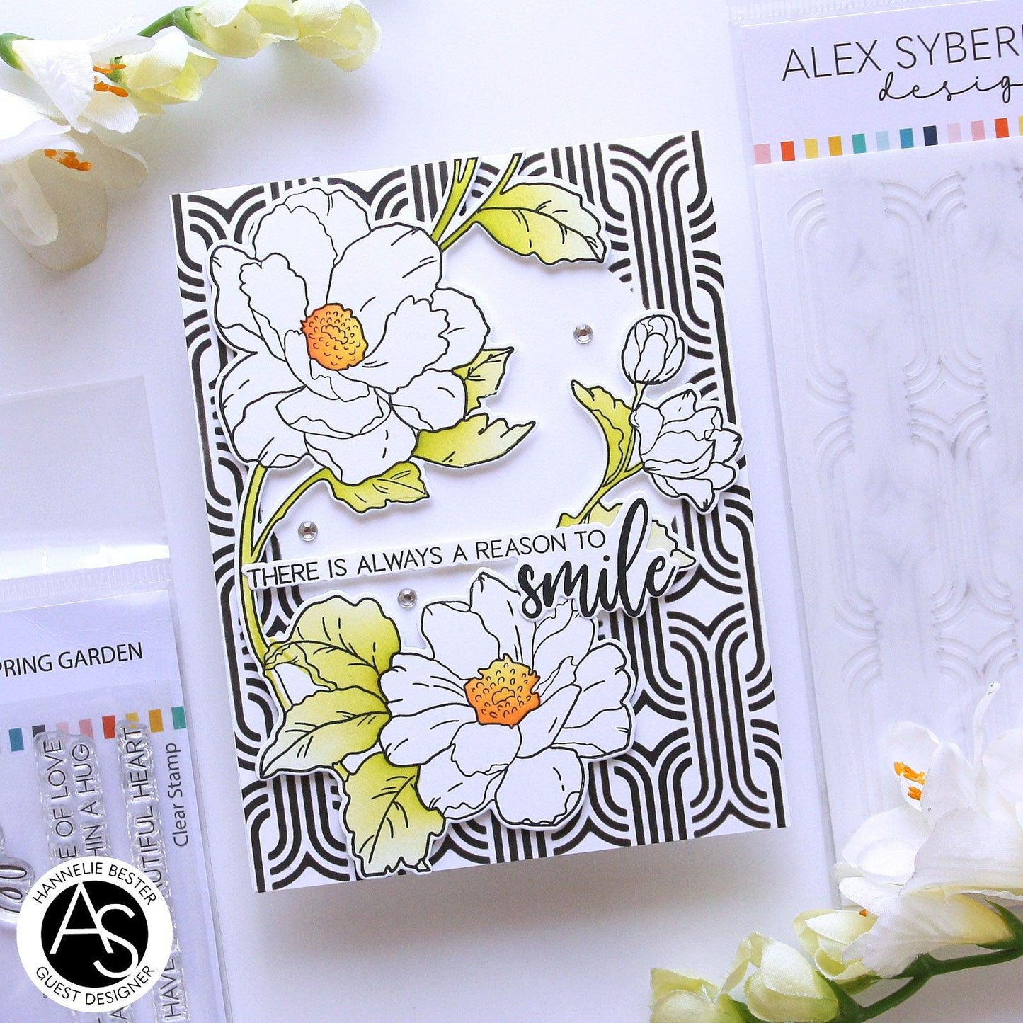 Alex Syberia Designs Spring Garden Stamp Set - CraftSource Market: Craft Supplies & Kits Papercraft > Stamps > Photopolymer Stamps
