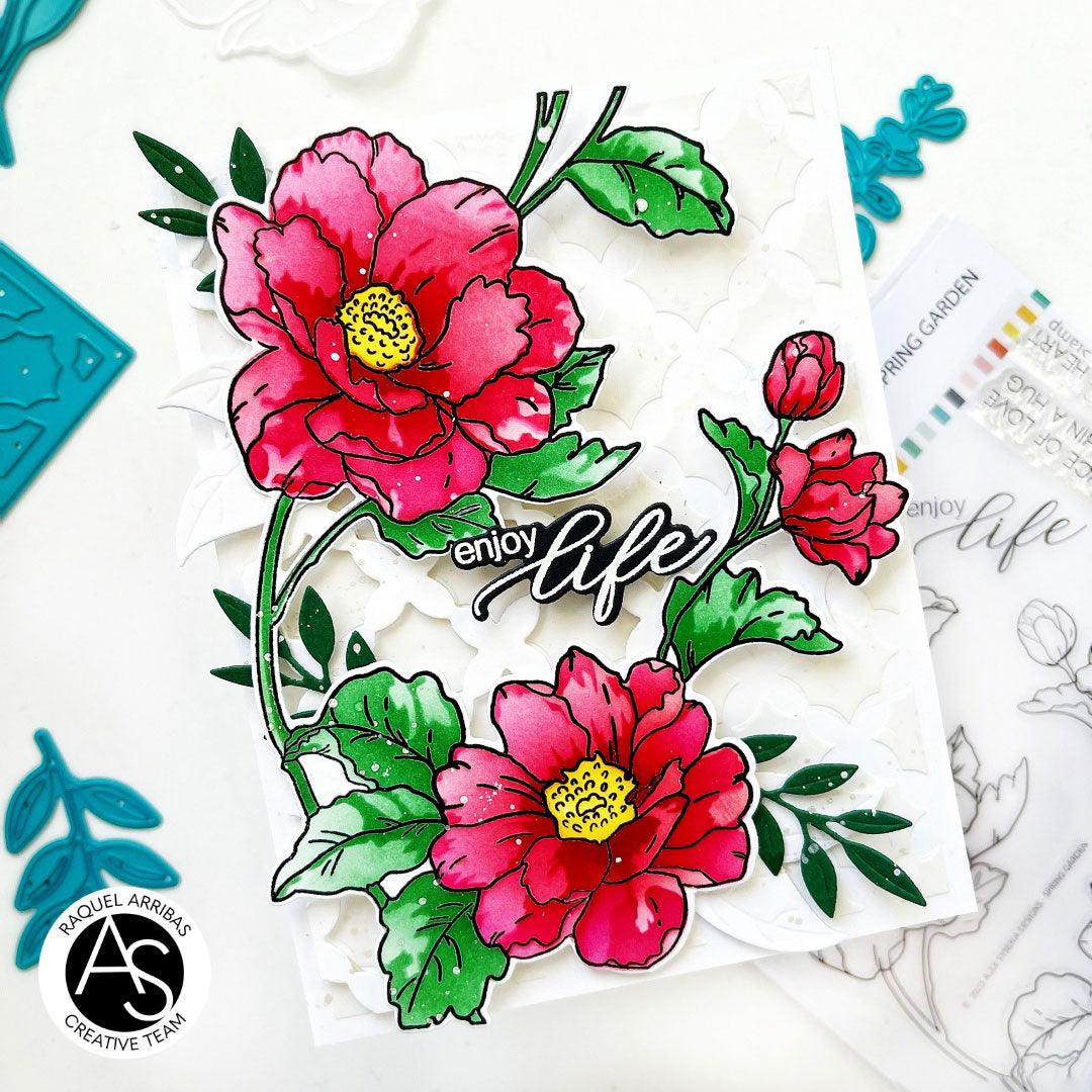 Alex Syberia Designs Spring Garden Stamp Set - CraftSource Market: Craft Supplies & Kits Papercraft > Stamps > Photopolymer Stamps