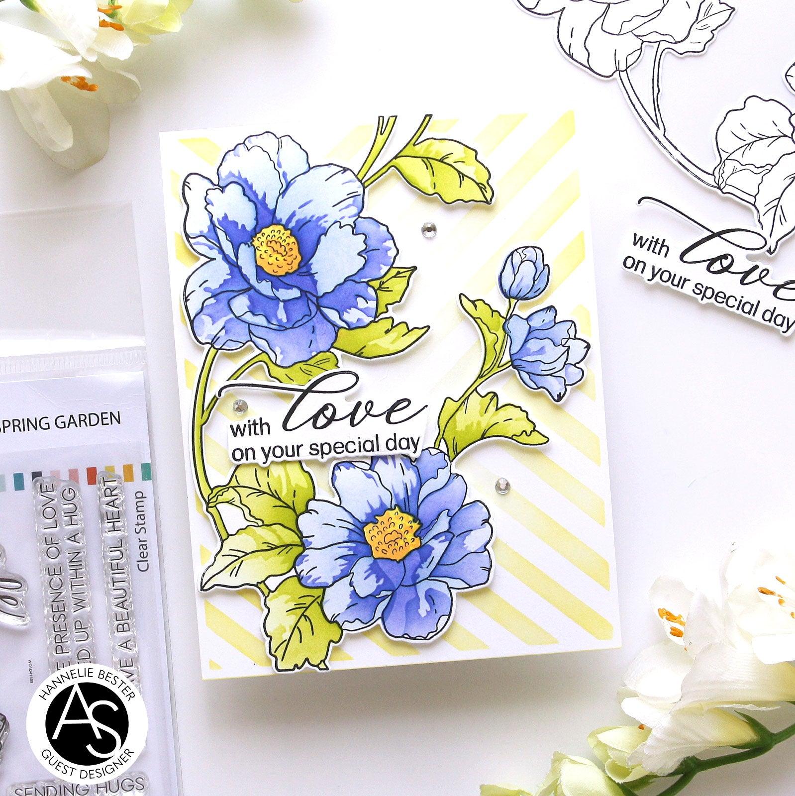 Alex Syberia Designs Spring Garden Stamp Set - CraftSource Market: Craft Supplies & Kits Papercraft > Stamps > Photopolymer Stamps